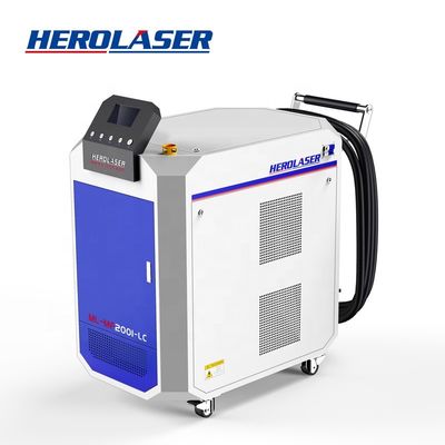 Purple Horn 2000w Handheld Continuous Laser Rust Removal Machine For Metal Paint Oil