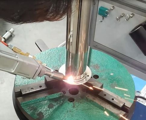 1500W Portable Handheld Manual Laser Welding Machine Purple Horn Equipment